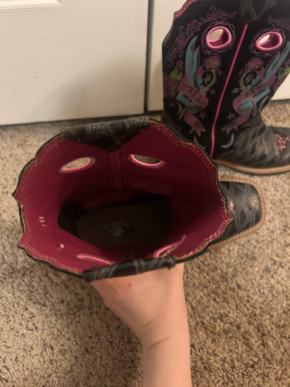 Ariat Rodeo Baby Rocker Cowboy Boots - Picture 4 of 7